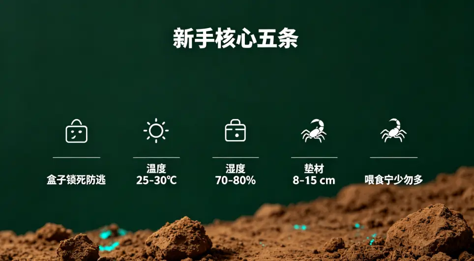 新手核心五条