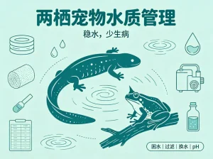 两栖宠物水质养护指南：困水过滤全解