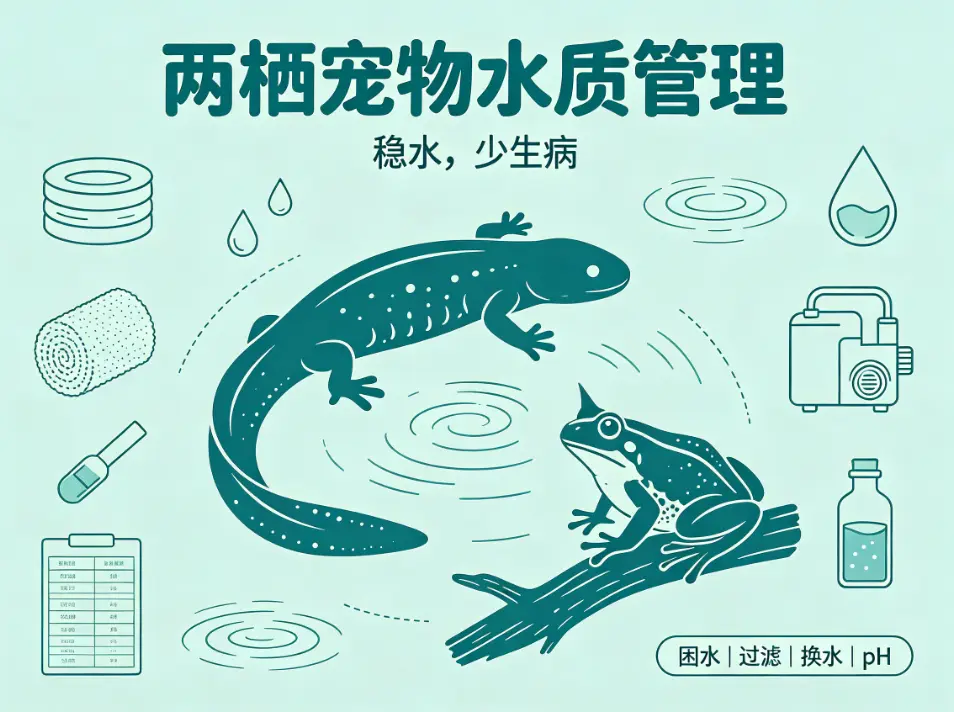 两栖宠物水质养护指南:困水过滤全解