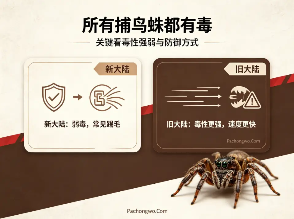 所有捕鸟蛛都有毒