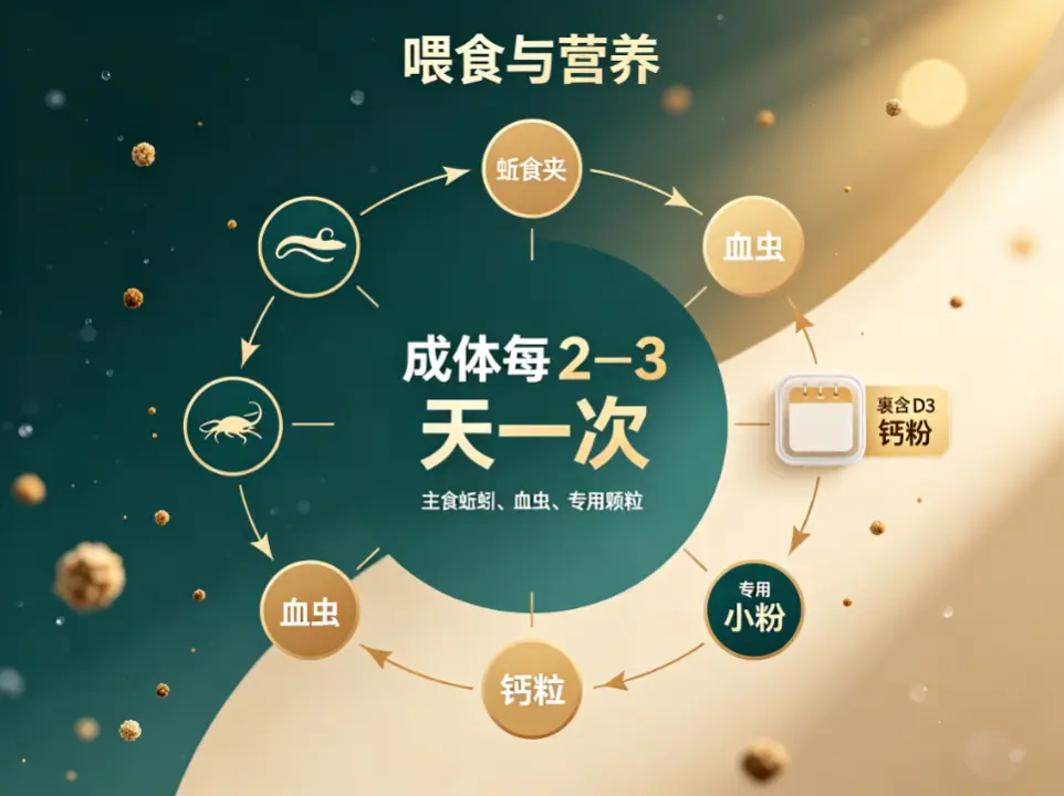 六角恐龙饲养指南：喂食与营养