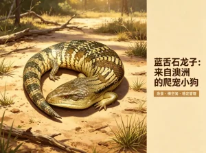 认识蓝舌石龙子：来自澳洲的爬宠小狗