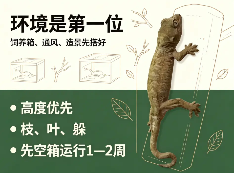 魔物守宫饲养,环境第一位