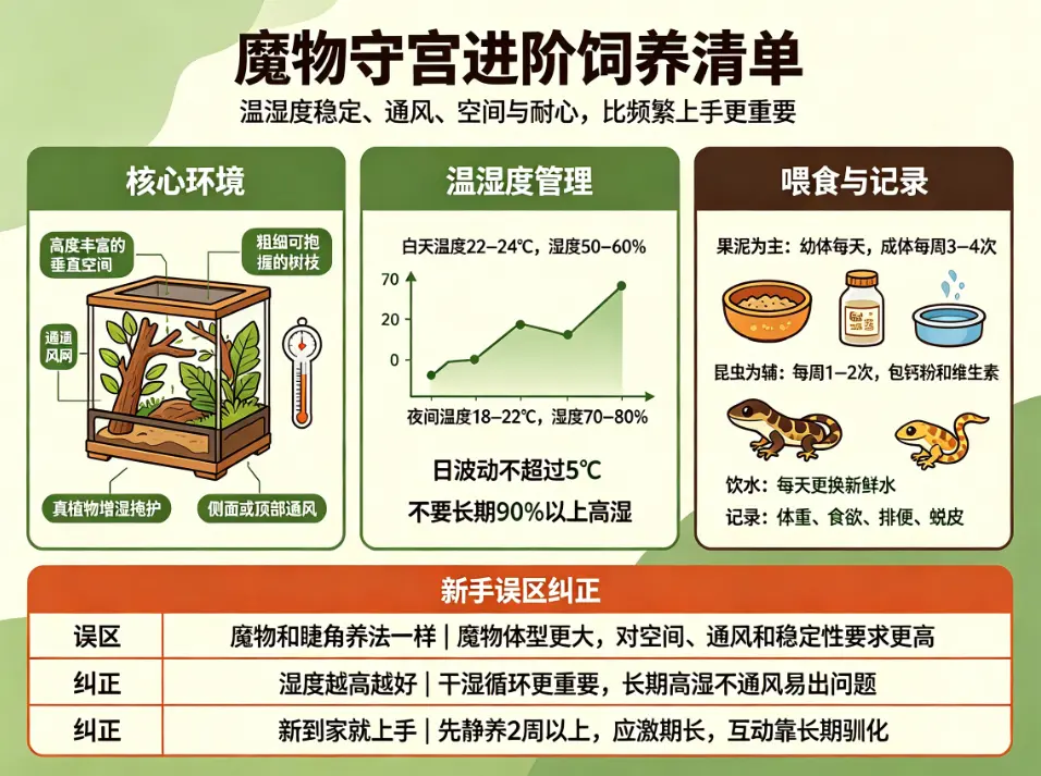 魔物守宫进阶饲养手册