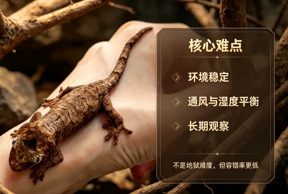 魔物守宫饲养核心难点提示