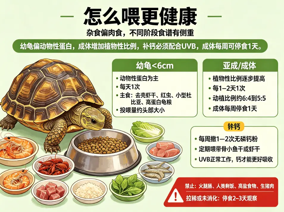 草龟饲养全攻略：怎么喂食更健康
