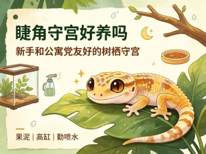 睫角守宫好养吗
