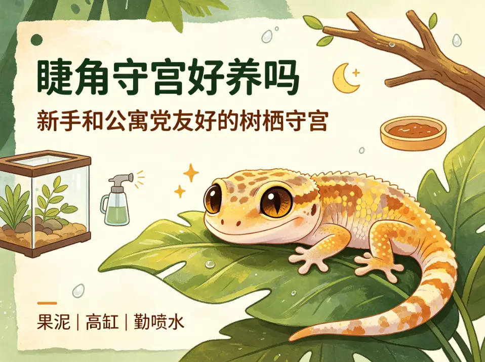 睫角守宫好养吗