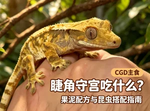 睫角守宫吃什么？果泥配方与昆虫搭配指南