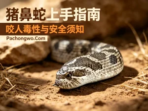 猪鼻蛇上手指南，咬人毒性与安全须知