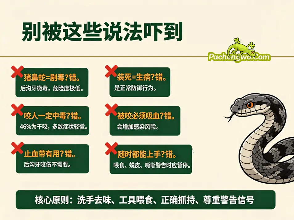 饲养猪鼻蛇别被这些说法吓到