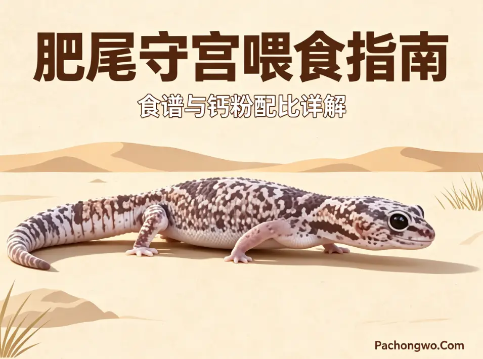 肥尾守宫喂食指南,食谱与钙粉配比详解