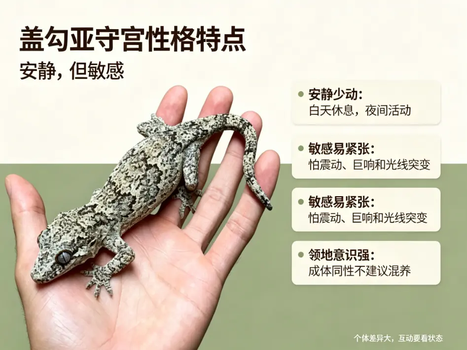 盖勾亚守宫性格特点