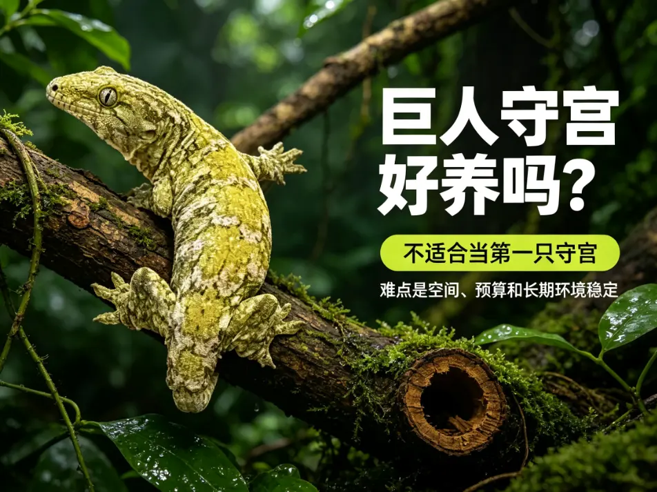 巨人守宫好养吗，不适合新手