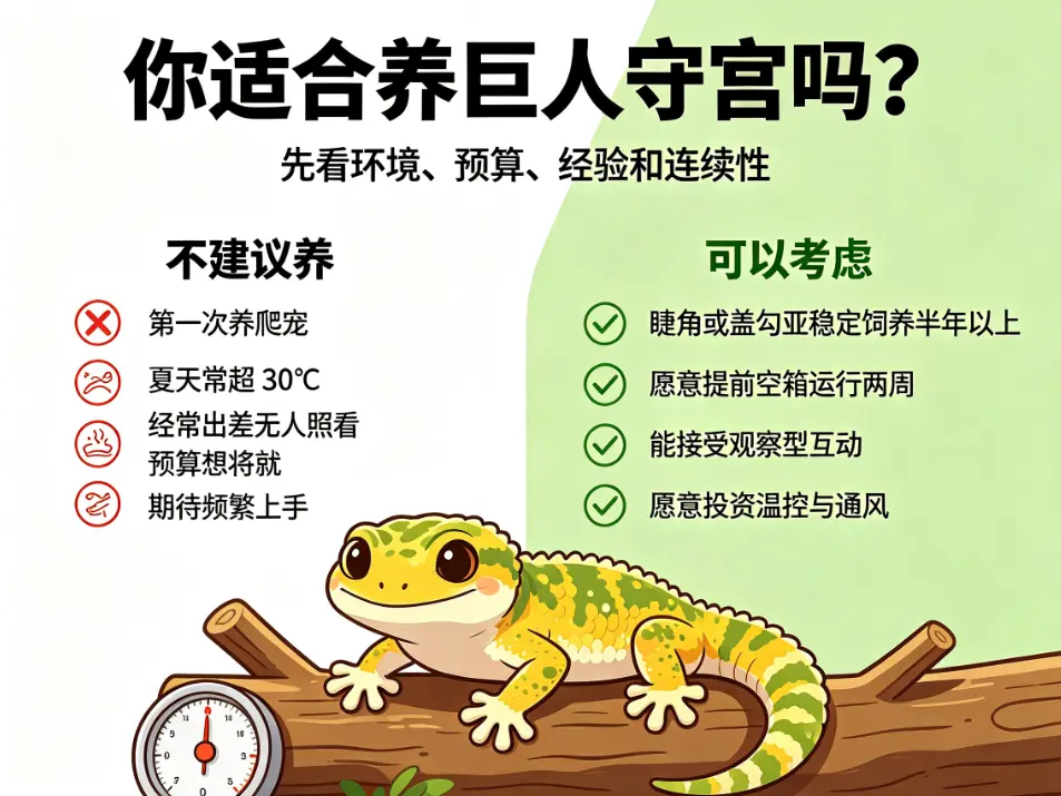 你适合养巨人守宫吗