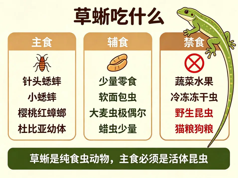 草蜥吃什么