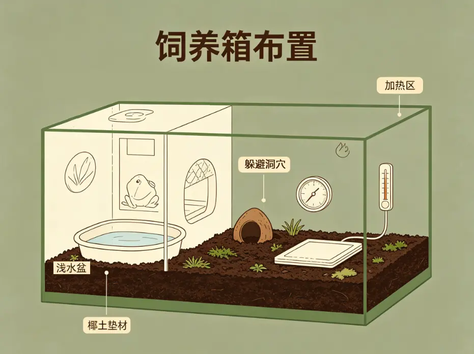 角蛙饲养攻略:饲养箱怎么选