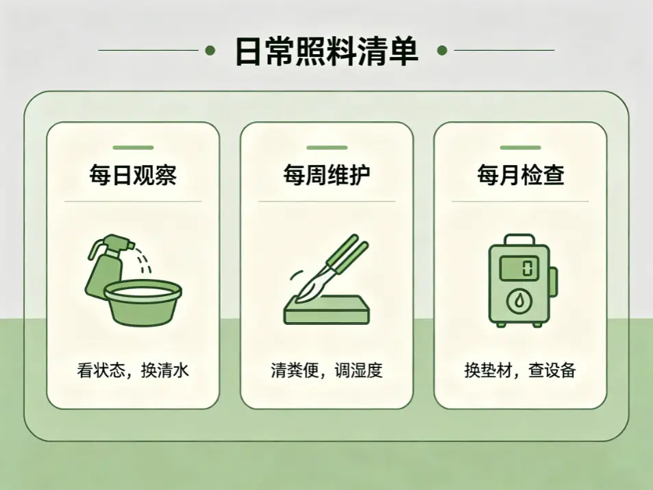 角蛙饲养攻略:日常照料清单