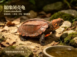 锯缘闭壳龟，学名 Cuora mouhotii，别名锯缘摄龟、八角龟、方龟、锯缘箱龟