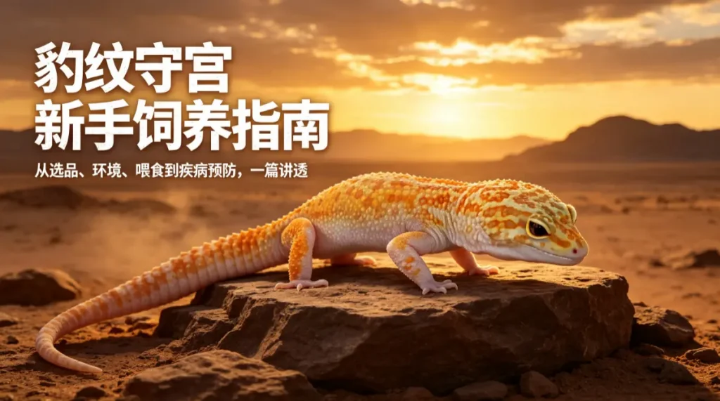 豹纹守宫新手饲养指南,一篇讲透