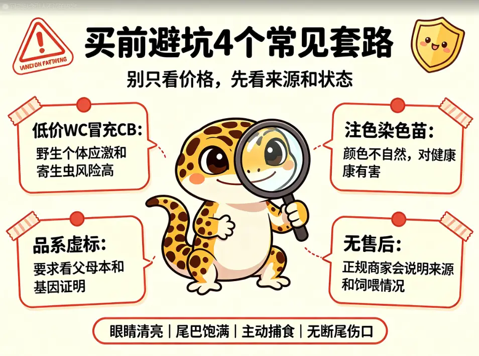 购买豹纹守宫怎么避坑常见套路