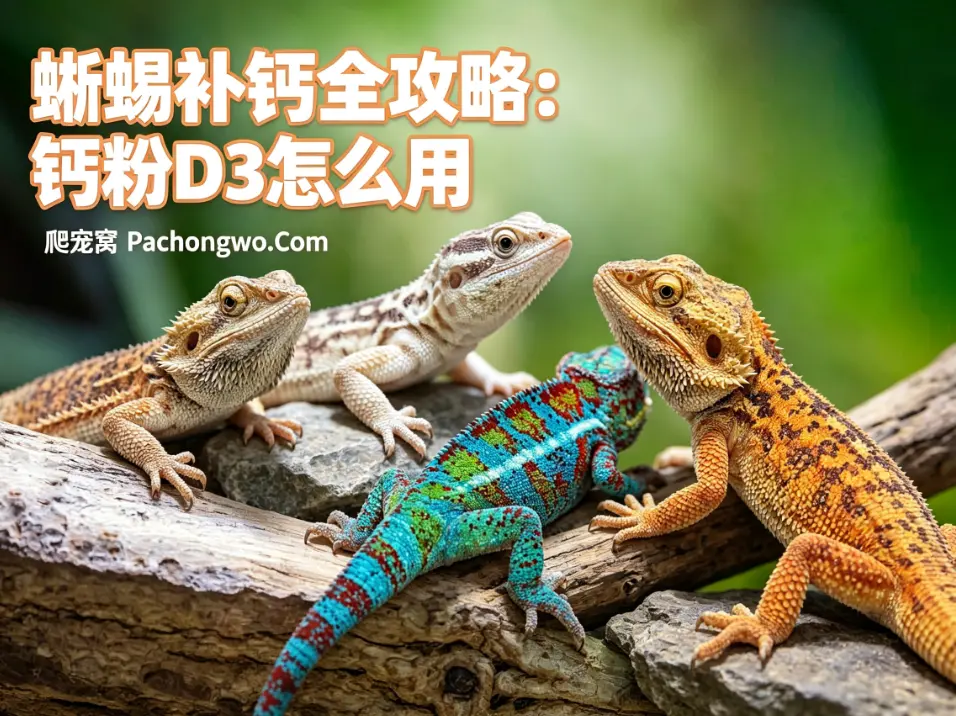 蜥蜴补钙全攻略：钙粉D3怎么用