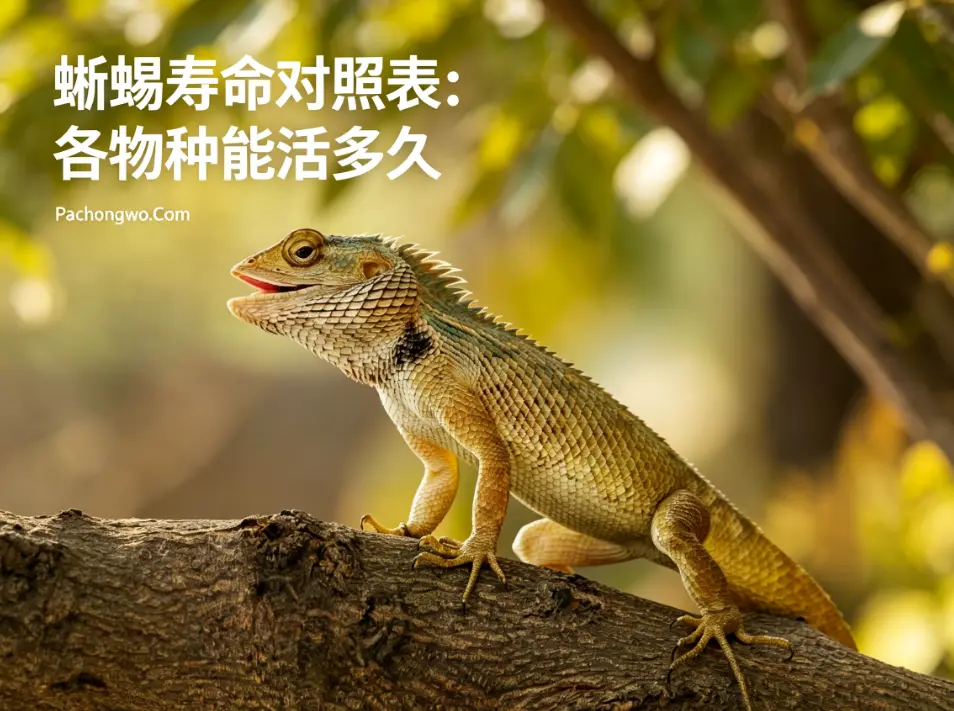 蜥蜴寿命对照表：各物种能活多久