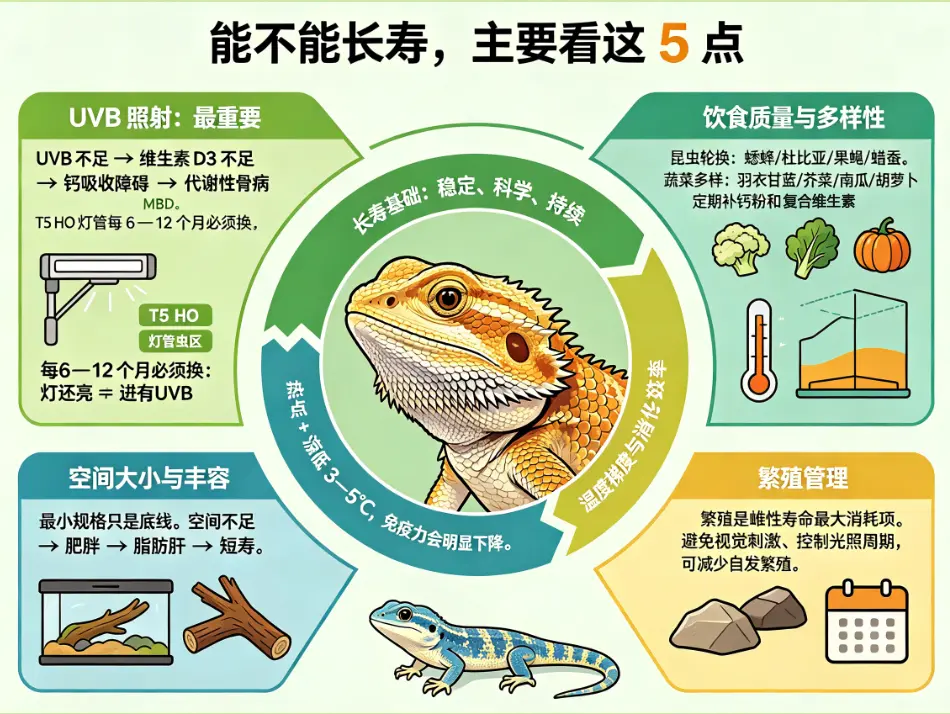 决定寿命的五大关键因素