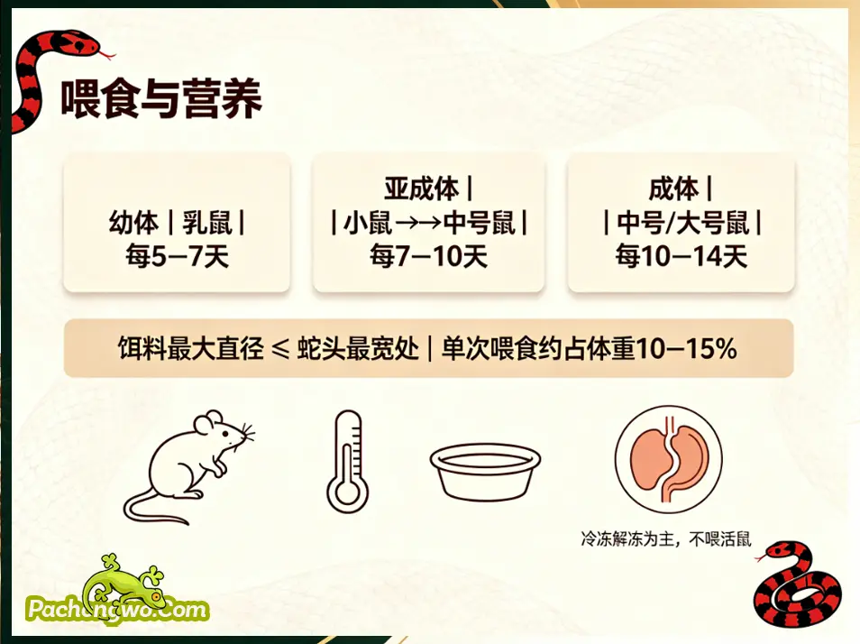 奶蛇饲养新手攻略:喂食与营养