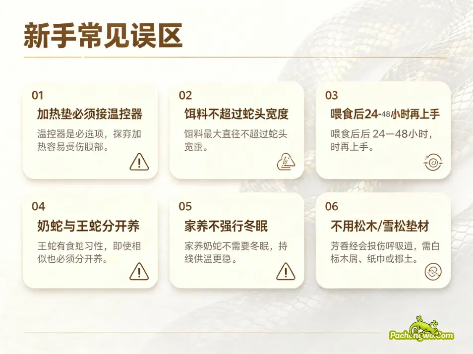 奶蛇饲养新手攻略:新手常见误区