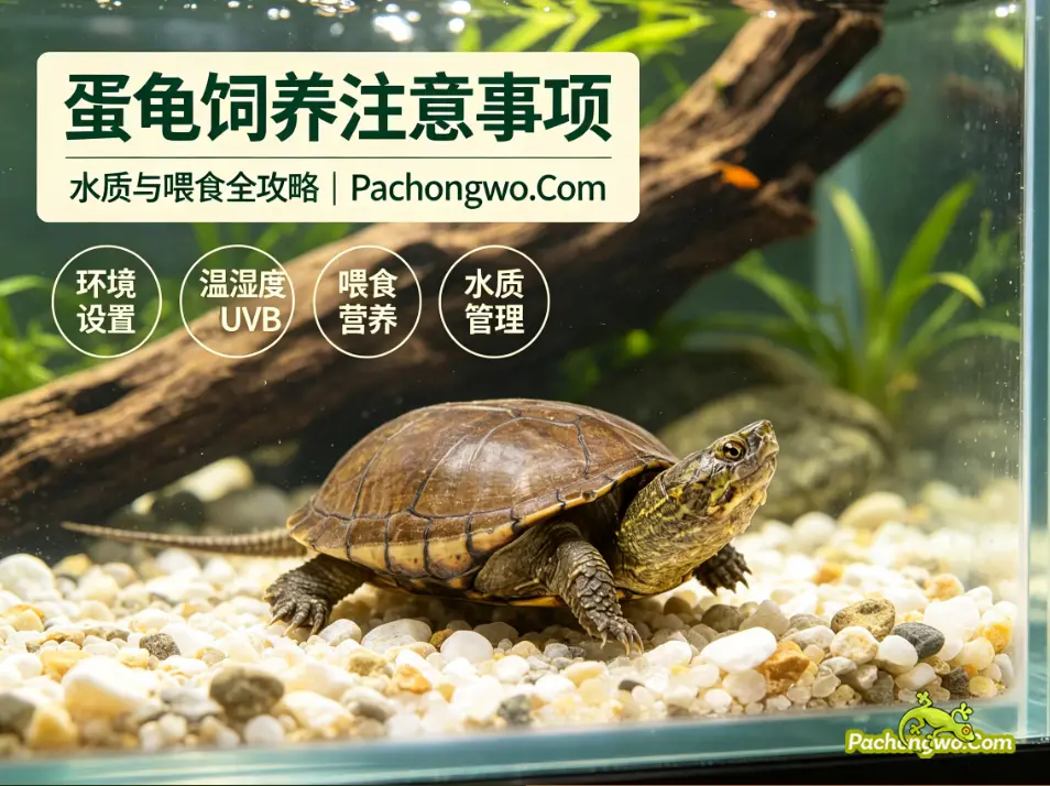蛋龟饲养注意事项，水质与喂食全攻略
