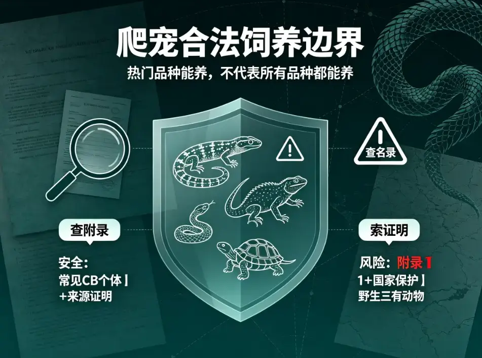 爬宠合法饲养边界