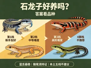 石龙子好养吗？答案看品种