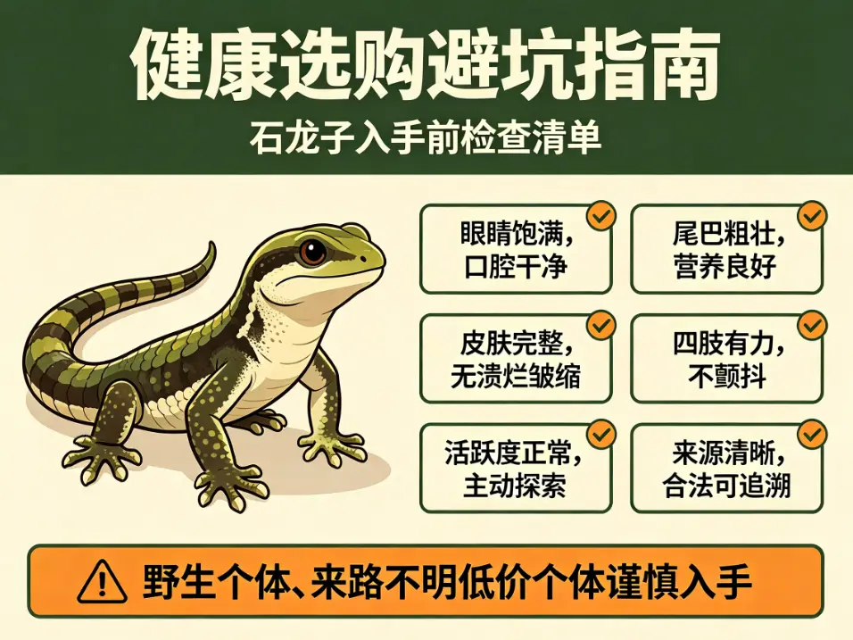 石龙子健康选购避坑指南，入手前检查清单