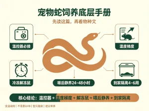 宠物蛇饲养底层手册