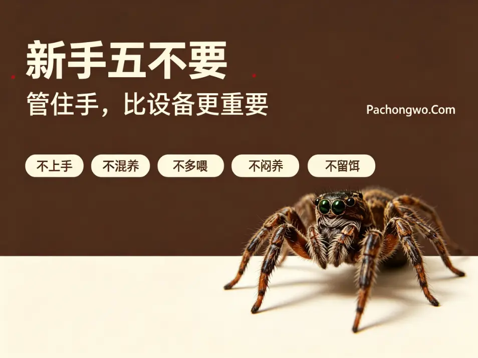捕鸟蛛饲养指南：新手五不要