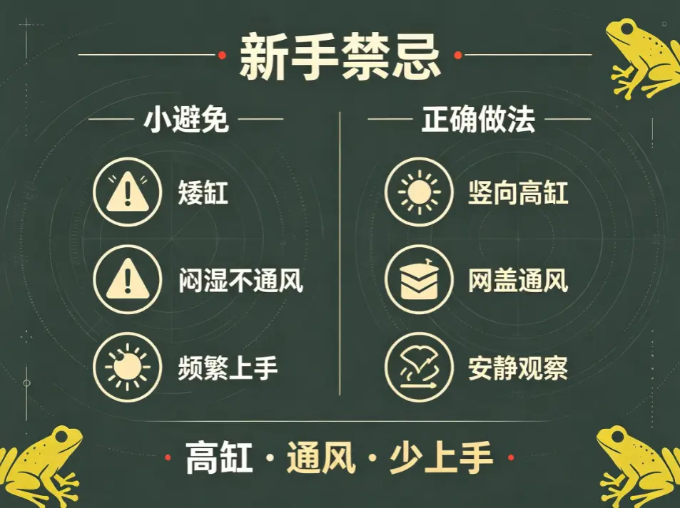 树蛙饲养指南：新手常见误区
