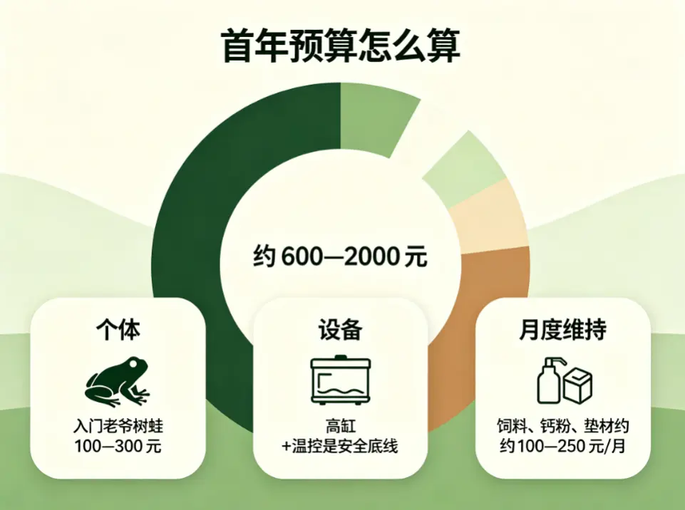 树蛙价格，首年预算怎么算