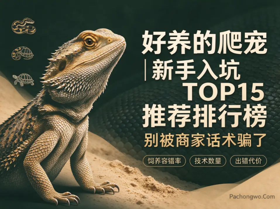 好养的爬宠 | 新手入坑TOP15推荐排行榜