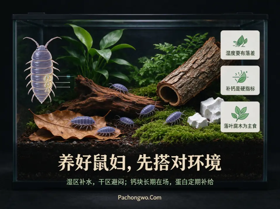 潮虫鼠妇饲养指南:先搭对环境
