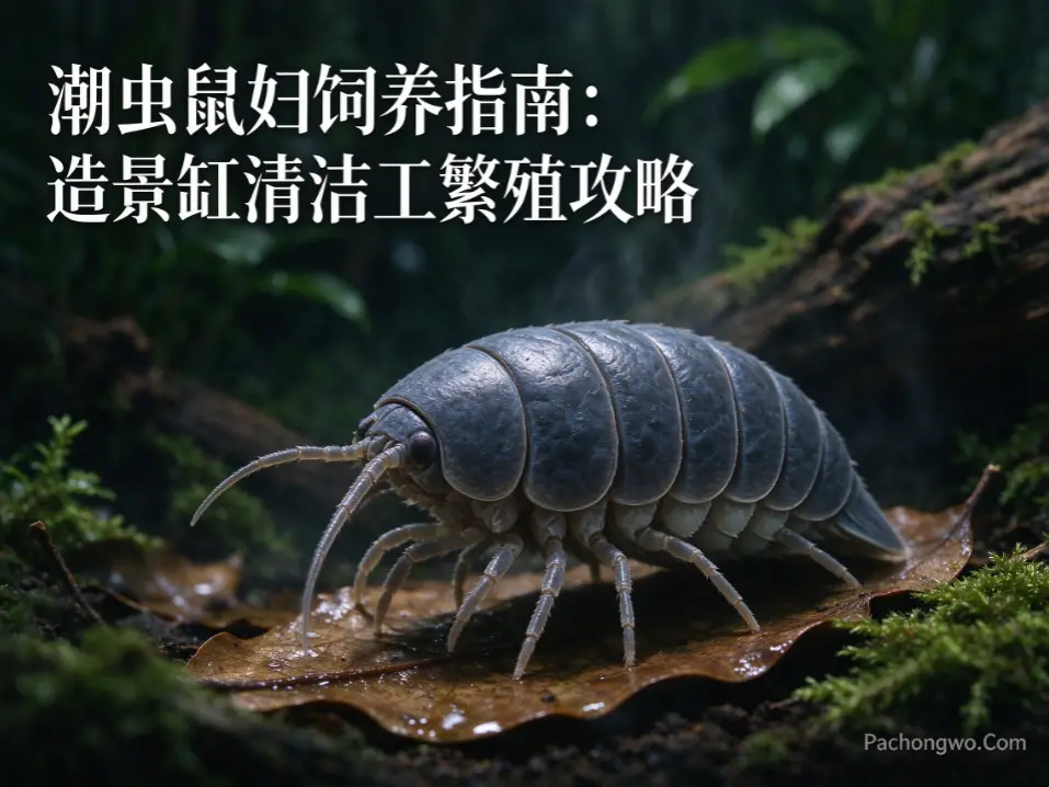 潮虫鼠妇饲养指南:造景缸清洁工繁殖攻略